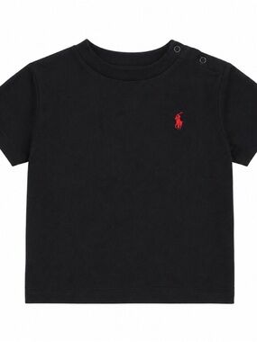 Polo by Ralph Lauren Black Short Sleeve Tee - 9 months